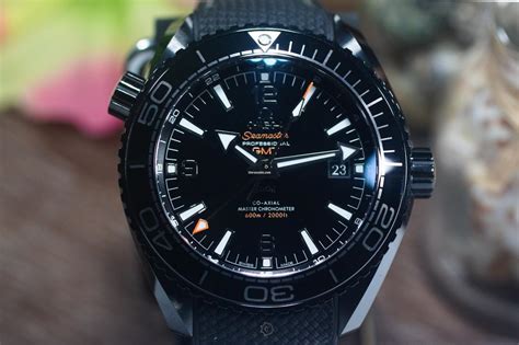 black omega seamaster|omega seamaster deep black price.